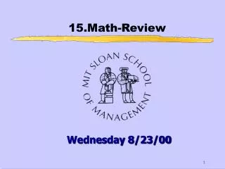 15.Math-Review