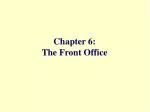 Chapter 6: The Front Office