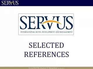 SELECTED REFERENCES