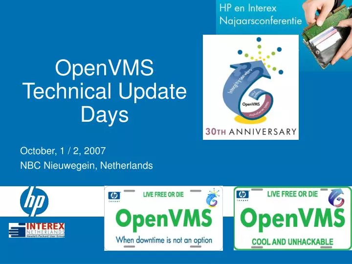 openvms technical update days