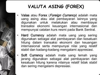 VALUTA ASING (FOREX)