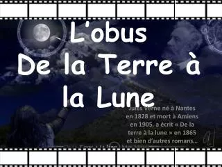 l obus de la terre la lune
