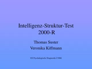 Intelligenz-Struktur-Test 2000-R