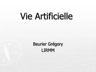 vie artificielle