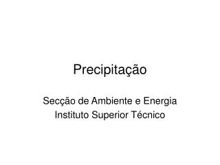 precipita o