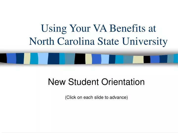 using your va benefits at north carolina state university