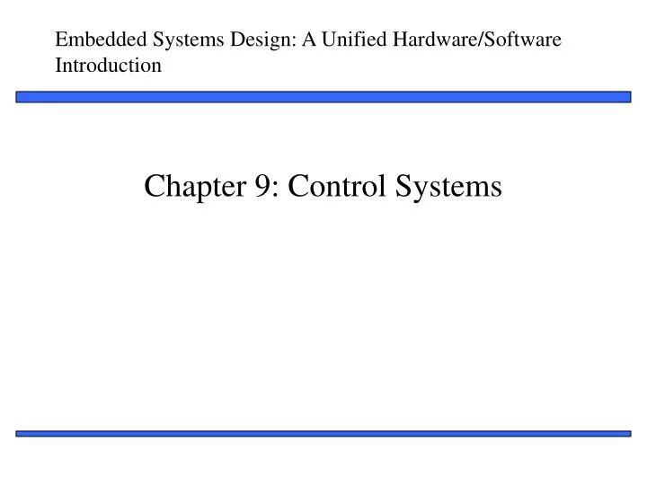 chapter 9 control systems