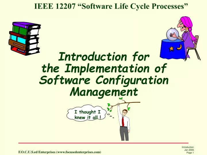 introduction for the implementation of software configuration management