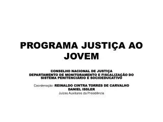 programa justi a ao jovem