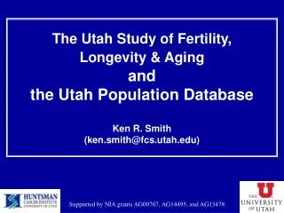 The Utah Study of Fertility