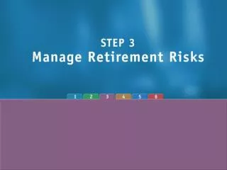 Post-Retirement Risks