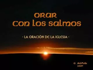 U n anciano gravemente enfermo acude al Señor para que no lo abandone en los penosos días de su vejez (vs. 9, 18).