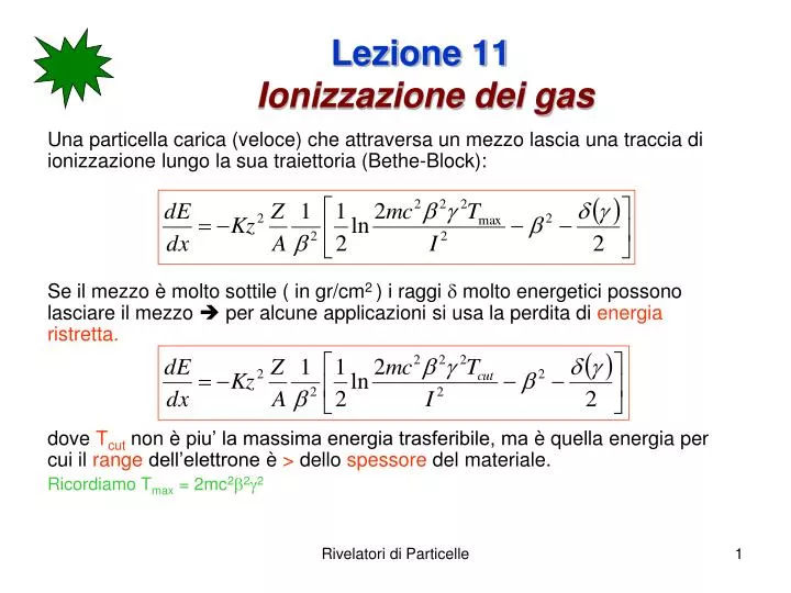 lezione 11 ionizzazione dei gas