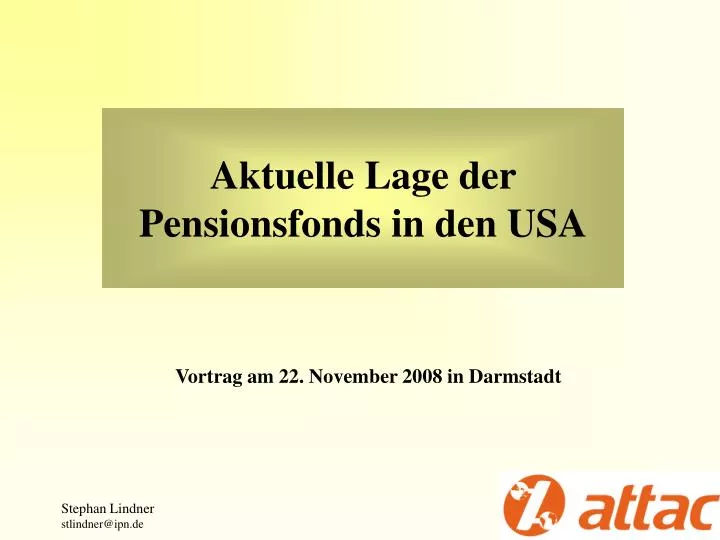 aktuelle lage der pensionsfonds in den usa