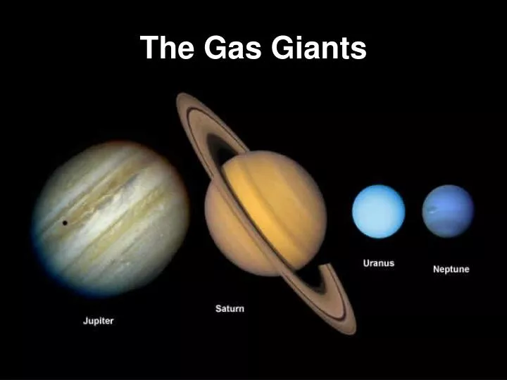 the gas giants