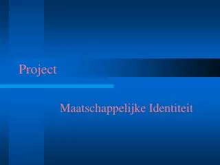 project