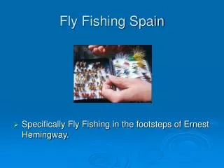 Fly Fishing Spain