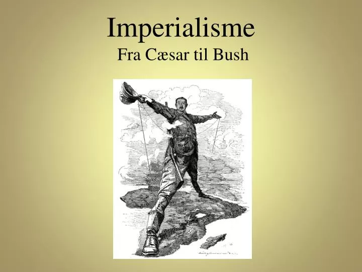 imperialisme fra c sar til bush