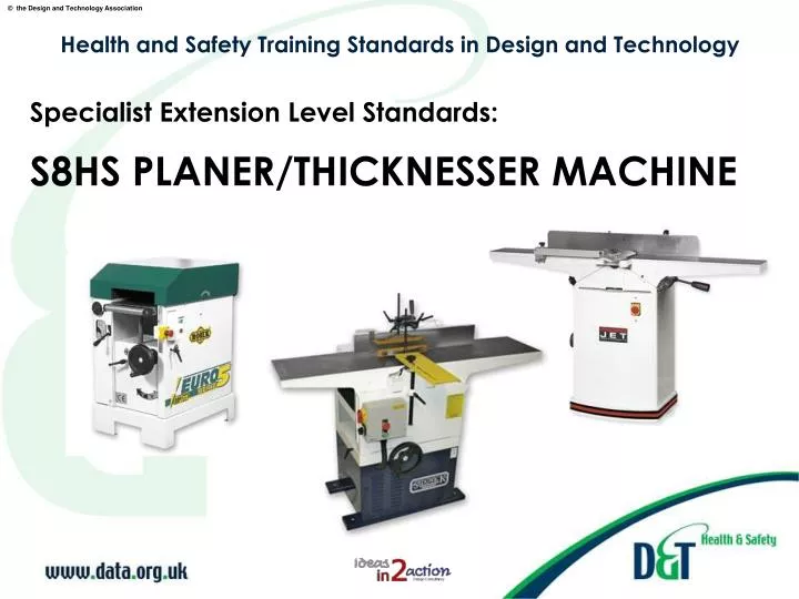health and safety training standards in design and technology