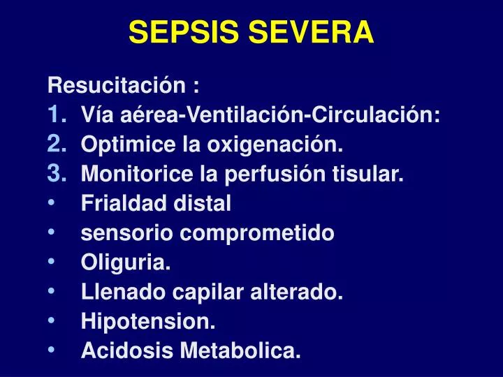 sepsis severa