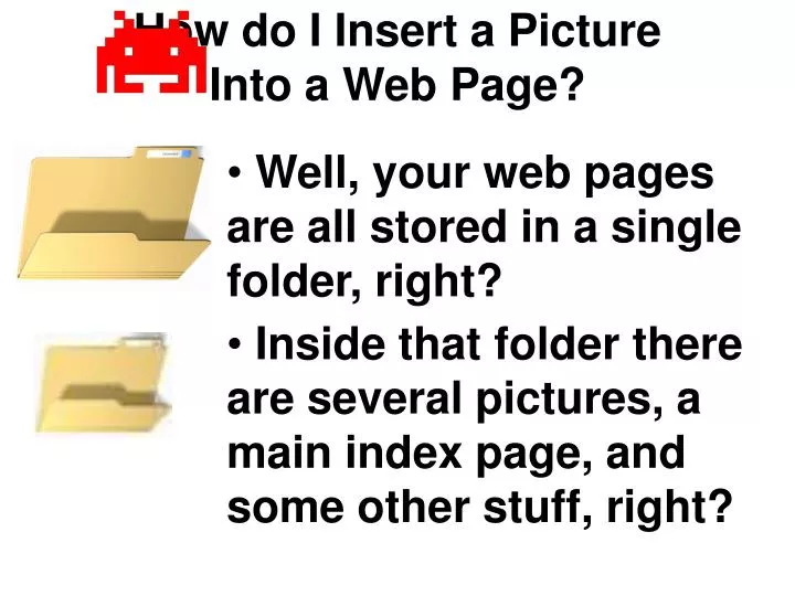 how do i insert a picture into a web page