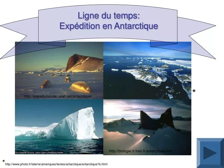 ligne du temps exp dition en antarctique