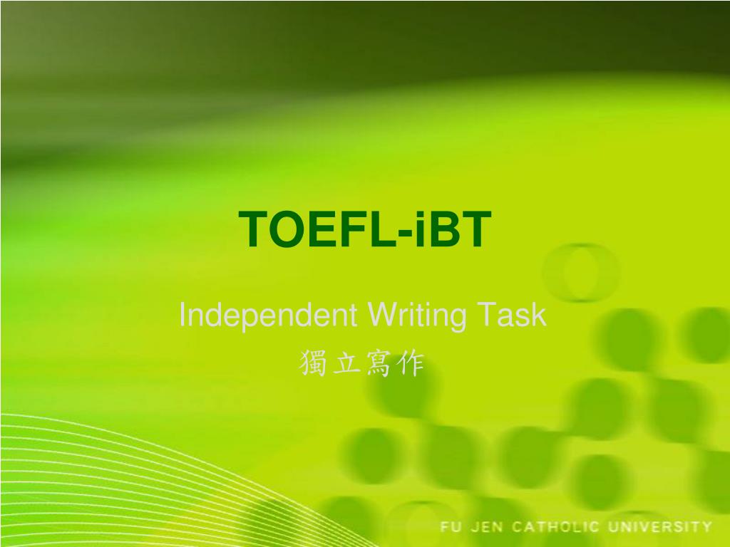 PPT - TOEFL-iBT PowerPoint Presentation, free download - ID:865294