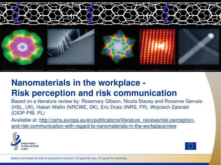 nanomaterials in the workplace risk perception and risk communication