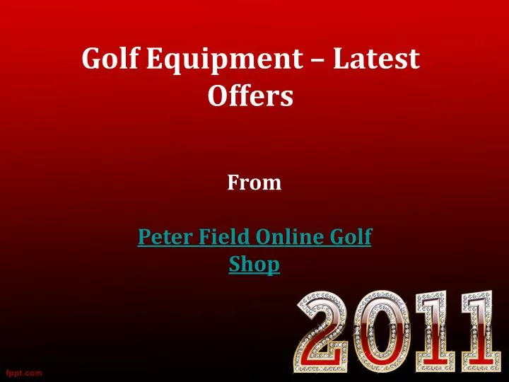 golf equipment latest offers