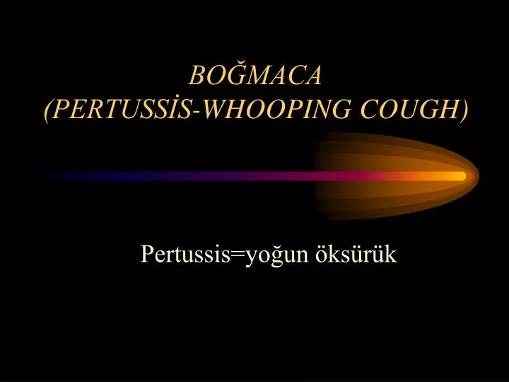 bo maca pertuss s whooping cough