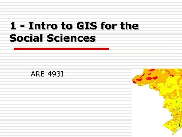 1 intro to gis for the social sciences