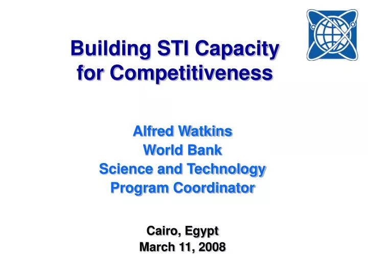 building sti capacity for competitiveness