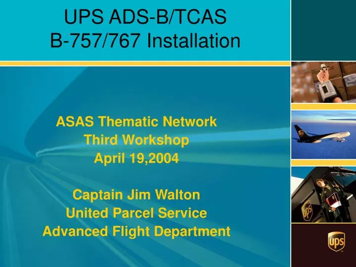 ups ads b tcas b 757 767 installation
