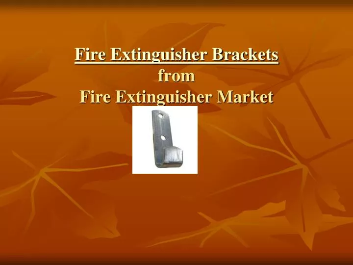 fire extinguisher brackets from fire extinguisher market
