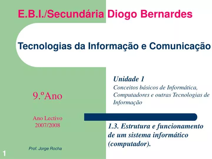 tecnologias da informa o e comunica o