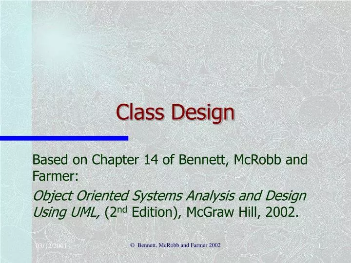class design