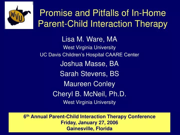 promise and pitfalls of in home parent child interaction therapy