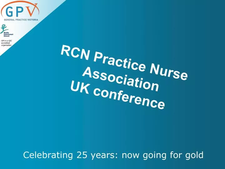 rcn practice nurse association uk conference