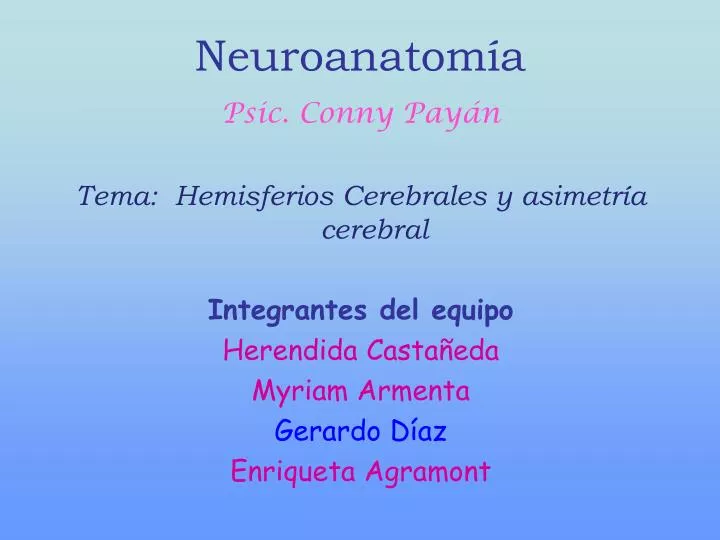 neuroanatom a