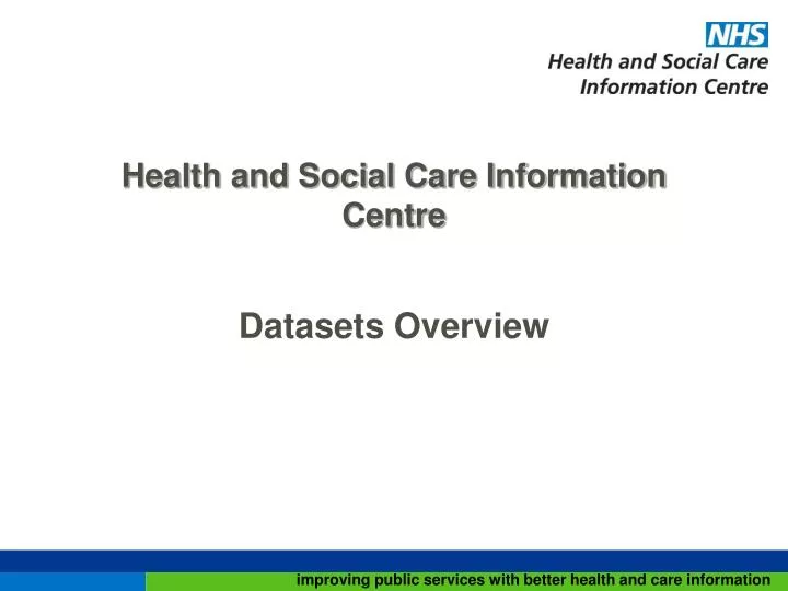 health and social care information centre