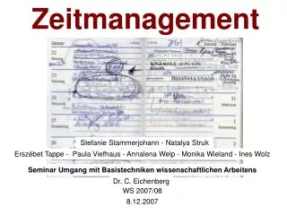 zeitmanagement