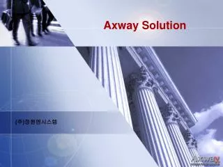 Axway Solution