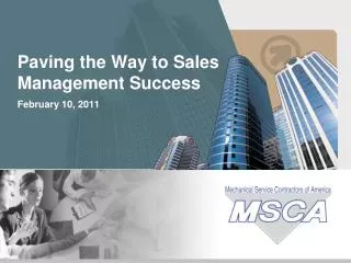 Paving the Way to Sales Management Success