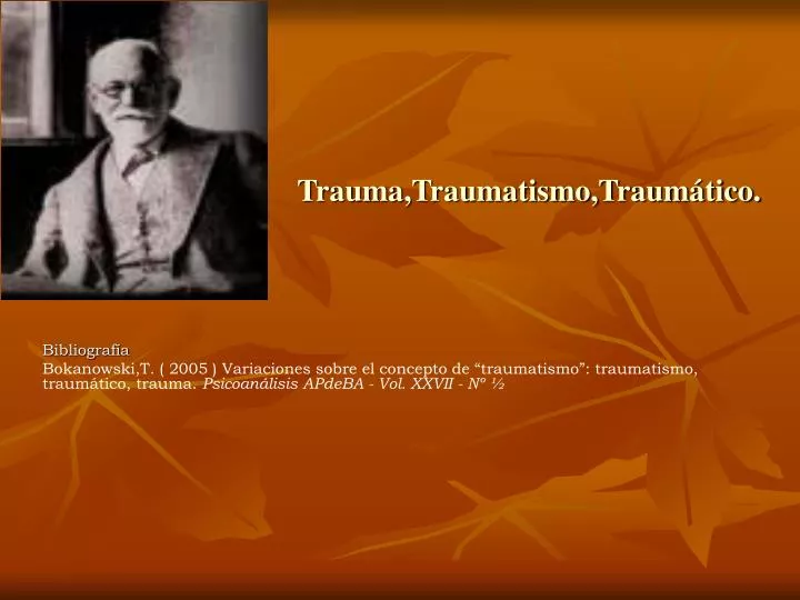 trauma traumatismo traum tico