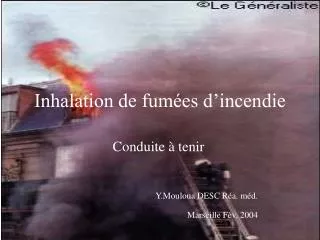 inhalation de fum es d incendie