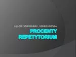 Procenty repetytorium - slide 1