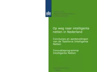 Op weg naar intelligente netten in Nederland