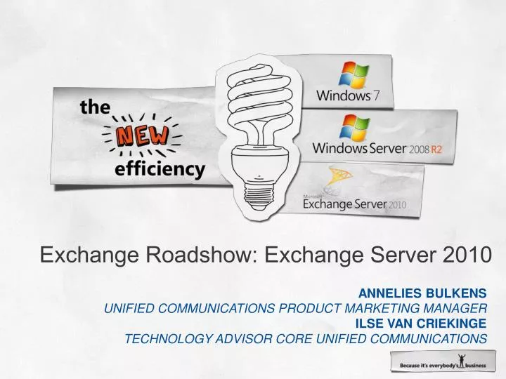 exchange roadshow exchange server 2010