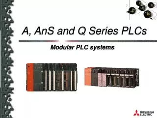 Modular PLC systems