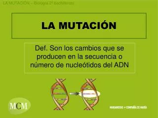 la mutaci n
